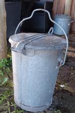 Zinken Vuilnisbak Beilen - Vintage, Huis en Inrichting, Ophalen