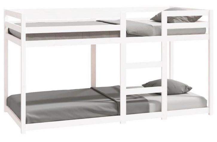 Stapelbed massief grenenhout wit, nieuw in doos, Huis en Inrichting, Slaapkamer | Stapelbedden en Hoogslapers, Nieuw, Stapelbed