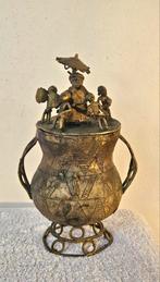 Antieke Afrikaanse Bronzen Verzamelaarspot, Antiek en Kunst, Kunst | Niet-Westerse kunst, Ophalen of Verzenden