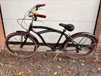 Jongensfiets cruiserfiets zwart, Minder dan 47 cm, Ophalen, Zo goed als nieuw, Staal