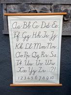 Vintage retro schoolplaat poster letterkaart, Antiek en Kunst, Antiek | Schoolplaten, Ophalen, Geschiedenis