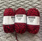 partij 15 bollen Nomotta Ragge Yarn, zwart-rood, Ophalen of Verzenden, Nieuw, Breien of Haken, Wol of Garen