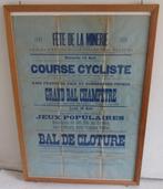 oude affiches volksfeest kleine dorpjes 1950 café ADG, Antiek en Kunst, Ophalen