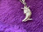 Zilveren bedel hanger uil voor bedelarmband ketting, Ophalen of Verzenden, Zilver