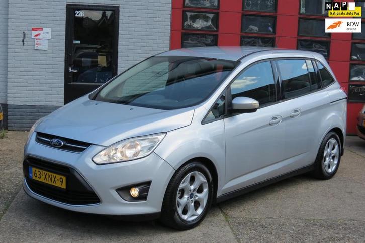 Ford Grand C-Max 1.6 EcoBoost Lease Trend, NAVI , TREKHAAK, Auto's, Ford, Bedrijf, Te koop, Grand C-Max, ABS, Airbags, Airconditioning