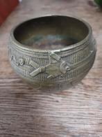 Dhokra antieke messing/bronzen pot, Antiek en Kunst, Ophalen of Verzenden