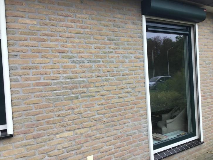 Rolluik electrisch incl. schakelaar, Doe-het-zelf en Verbouw, Rolluiken, Gebruikt, 200 cm of meer, 100 tot 150 cm, Wit, Elektrische bediening