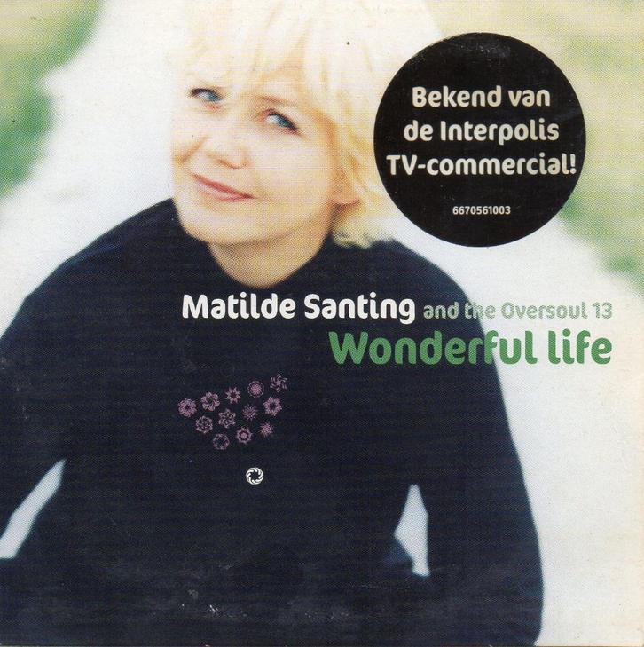 MATILDE SANTING - WONDERFUL LIFE (CD-SINGLE), Cd's en Dvd's, Cd Singles, Zo goed als nieuw, Pop, 1 single, Ophalen of Verzenden