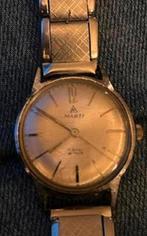 Marti heren horloge jaren’60 vintage, Staal, Met bandje, Polshorloge, 1960 of later