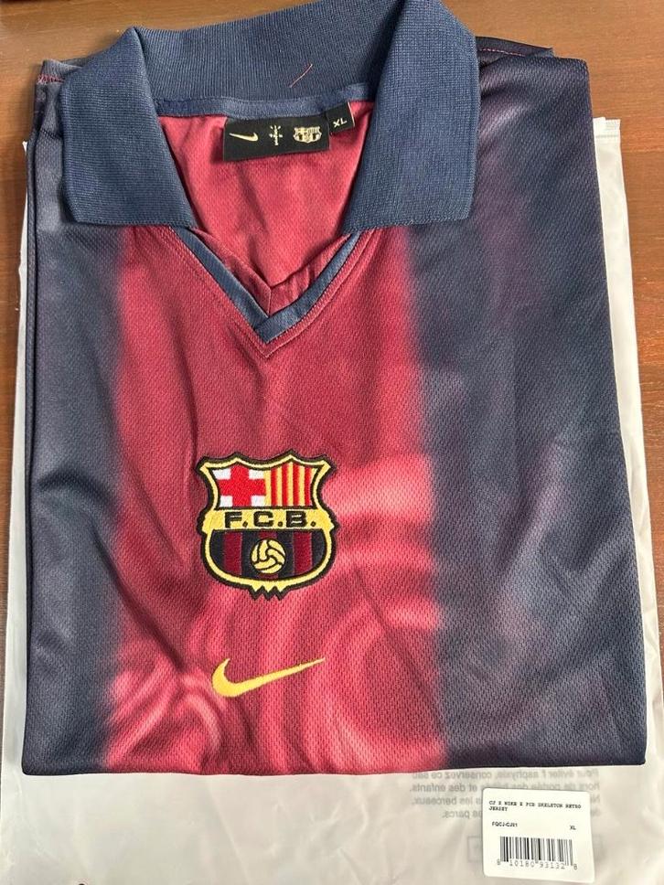 Originele Travis Scott x FC Barcelona Retro Shirt XL, Sport en Fitness, Voetbal, Nieuw, Shirt, Maat XL, Ophalen of Verzenden