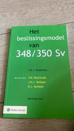 F.A.J. Koopmans - Het beslissingsmodel van 348/350 Sv, Ophalen of Verzenden, Zo goed als nieuw, F.A.J. Koopmans