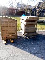 Meerdere container bergingen, Ophalen, Zo goed als nieuw, Hout, Containerberging