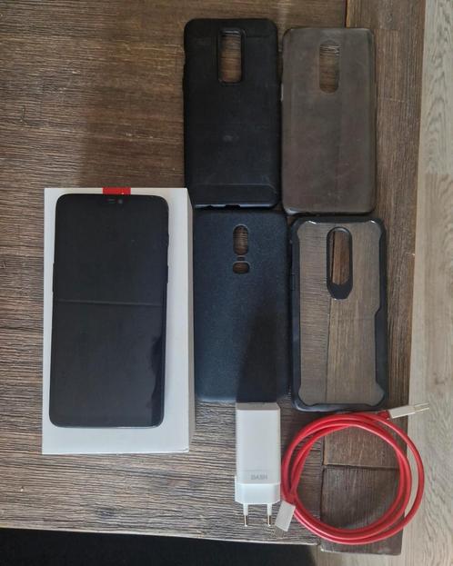 OnePlus 6 128GB Mirror Black, Telecommunicatie, Mobiele telefoons | Overige merken, Zo goed als nieuw, Zonder abonnement, Zonder simlock