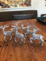 Kerst. Zilveren hertjes voor in de kerstboom., Ophalen of Verzenden