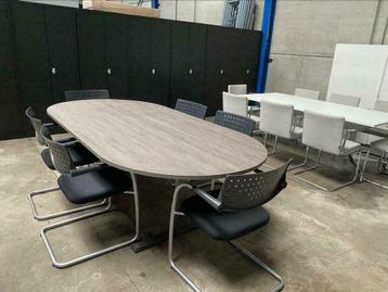 Design vergadertafel in hoogte verstelbaar nieuw blad! beschikbaar voor biedingen