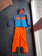 Ski jas en broek - winterset 110-116 blauw oranje zgan, Kinderen en Baby's, Kinderkleding | Maat 110, Jongen of Meisje, Ophalen of Verzenden