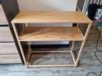 Bamboo tafel met 2 planken, Huis en Inrichting, Tafels | Sidetables, 50 tot 100 cm, Nieuw, Ophalen of Verzenden, Overige houtsoorten
