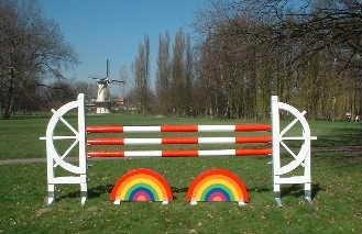 Hindernissen - hindernismateriaal - springbomen., Dieren en Toebehoren, Paarden en Pony's | Overige Paardenspullen, Nieuw, Springen