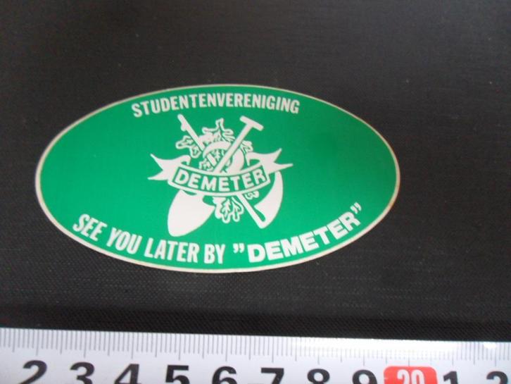 sticker groningen see you later by DEMETER studentenverenig*, Verzamelen, Stickers, Zo goed als nieuw, Bedrijf of Vereniging, Ophalen
