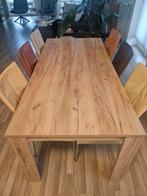 Mooie eettafel, uitschuifbaar, Huis en Inrichting, Tafels | Eettafels, Zo goed als nieuw, Vijf personen of meer, 150 tot 200 cm