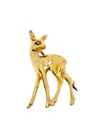 Gouden Hert Broche 14 Karaat, 4,2 gram, Sieraden, Tassen en Uiterlijk, Broches, Verzenden, Gebruikt, Minder dan 4 cm, Goud
