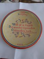 Bordje antiek Bevrijding 1945 1955, Ophalen of Verzenden