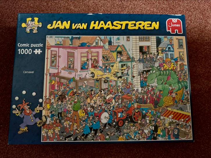 Jan van Haasteren puzzel Carnival 1000 stukjes, Hobby en Vrije tijd, Denksport en Puzzels, Zo goed als nieuw, Legpuzzel, 500 t/m 1500 stukjes