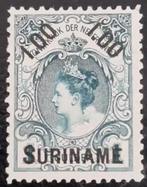 Suriname 1900 - nvph 35 - Wilhelmina, met opdruk, Postzegels en Munten, Postzegels | Suriname, Verzenden, Postfris