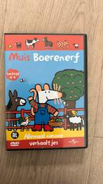 Muis boerenerf dvd, Cd's en Dvd's, Dvd's | Kinderen en Jeugd, Ophalen of Verzenden, Zo goed als nieuw