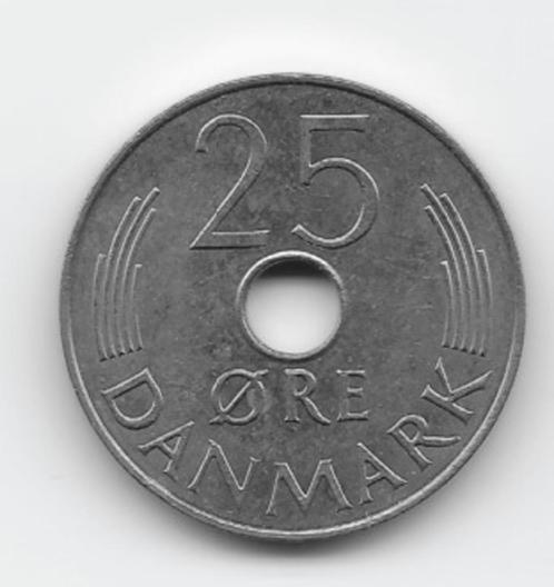 Denemarken 25 øre 1986 KM# 861.3, Postzegels en Munten, Munten | Europa | Niet-Euromunten, Losse munt, Overige landen, Verzenden