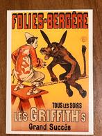 Folies Bergère - Les Griffith's. Clown en ezel op koord., Ophalen of Verzenden, 1980 tot heden, Ongelopen, Overige thema's