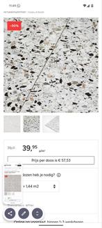Terrazzo tegels 60 x 60 cm. Nieuw in verpakking., Doe-het-zelf en Verbouw, Tegels, Ophalen, 60 cm of meer, Nieuw, Vloertegels
