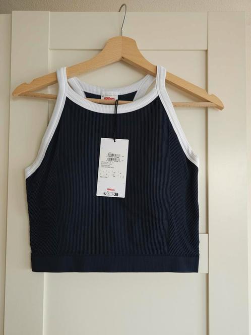 Wilson Tennis Top - Brami Daily Tank - Blauw/Wit, Sport en Fitness, Tennis, Nieuw, Kleding, Wilson, L00, Ophalen of Verzenden