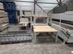 Partij EVC Inpaktafels / werkbank 30 stuks va €110,-