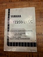 Werkplaatshandboek Yamaha YZ250 1992, Ophalen of Verzenden, Yamaha