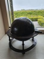 Antieke zware wereldbol, koper/ brons, Antiek en Kunst, Antiek | Koper en Brons, Ophalen