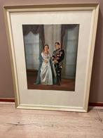 6 maart 1961: Officieel staatsieportret Koningin Juliana en, Verzamelen, Nederland, Ophalen of Verzenden, Zo goed als nieuw, Kaart, Foto of Prent