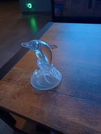 Dolfijn van glas, ongeveer 14cm groot., Verzamelen, Swarovski, Ophalen of Verzenden, Zo goed als nieuw, Figuurtje