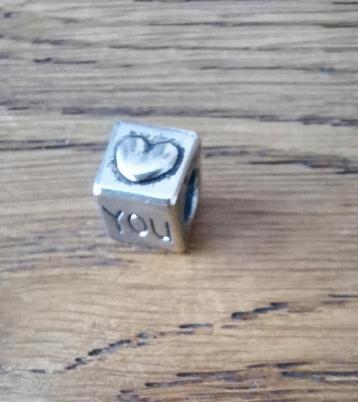 Pandora bedel/charm I love you beschikbaar voor biedingen