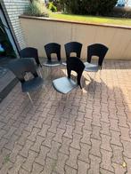 Set van stoelen van SAPORITI doe ern goed bod, Huis en Inrichting, Gebruikt, Zwart, Ophalen of Verzenden, SAPORITi Italien
