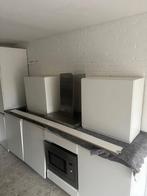 Complete Keuken Te Koop - Inbouwapparatuur!, Gebruikt, Wit, Enkelwandige keuken, Ophalen of Verzenden