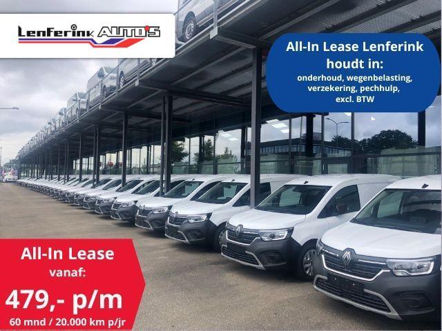 Renault Kangoo 1.5 Blue dCi 95 pk Autorijden zonder zorgen L, Auto's, Bestelauto's, Bedrijf, Lease, ABS, Achteruitrijcamera, Airbags