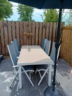Mooie tuinset tafel+6 stoelen 'le sud', Ophalen, Zo goed als nieuw