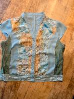 Superleuk spaans blouse van ATIAN maat xl, Blauw, Maat 46/48 (XL) of groter, Ophalen of Verzenden, Zo goed als nieuw