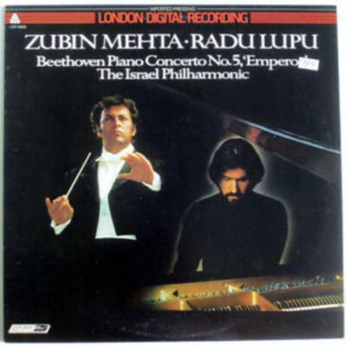LP - BEETHOVEN - Zubin Mehta - Radu Lupu, piano, Cd's en Dvd's, Vinyl | Klassiek, Zo goed als nieuw, Classicisme, Orkest of Ballet