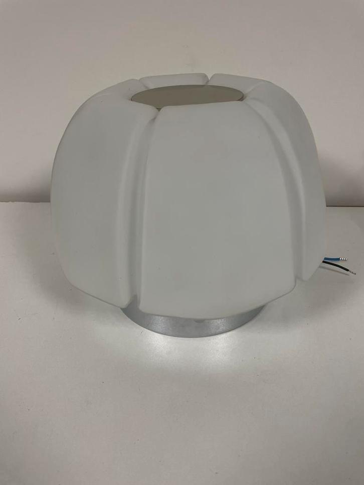 vintage “Lotus” bloem plafond of wandlamp, Glashütte Limburg, Huis en Inrichting, Lampen | Plafondlampen, Zo goed als nieuw, Glas