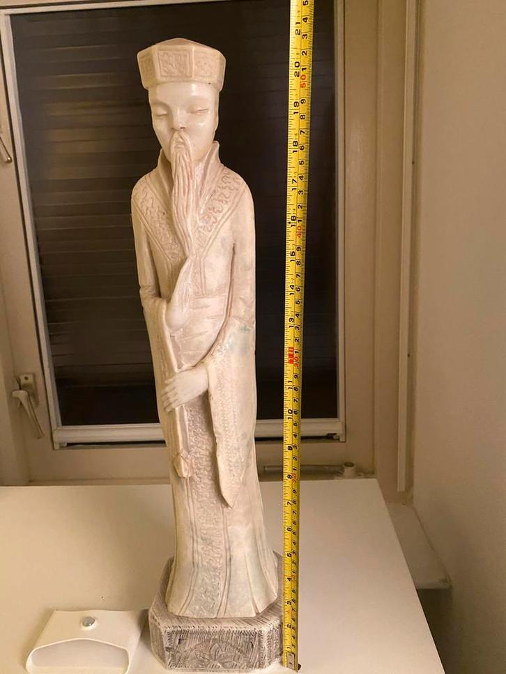 beeld te koop , wit, Antiek en Kunst, Kunst | Beelden en Houtsnijwerken, Ophalen of Verzenden