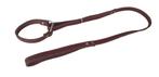 JACK AND VANILLA Sliplijn Vetleder Bruin Nek 28-34 cm KOOPJE, Ophalen of Verzenden, Nieuw, Hondenriem