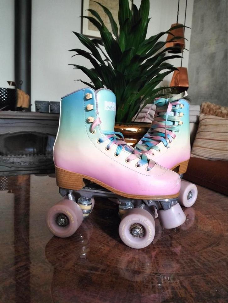 Impala Rolschaatsen, de échte! Mt34, Kinderen en Baby's, Speelgoed | Buiten | Rolschaatsen, Zo goed als nieuw, Dames, Heren, Kinderen