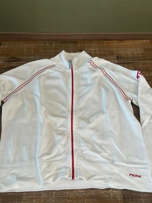Witte sportieve vest maat XL merk Peak, Kleding | Dames, Sportkleding, Gedragen, Overige typen, Maat 42/44 (L), Wit, Ophalen of Verzenden